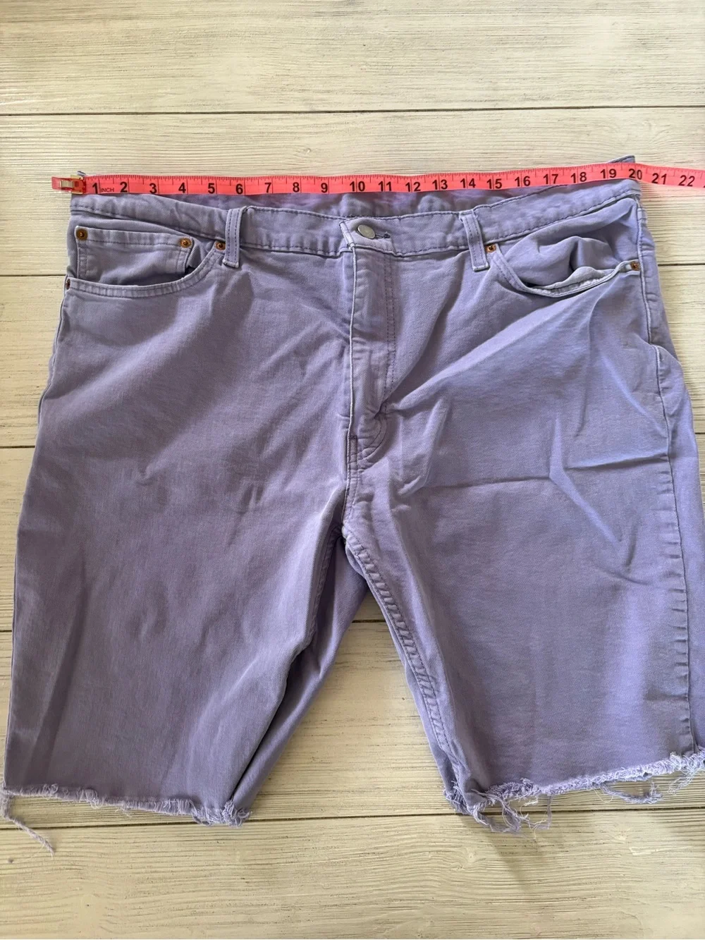 Levi’s 511 Purple Denim Cutoff Shorts – Men’s W40